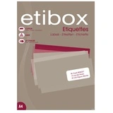 3300 Étiquettes adhésives blanches multi-usages 70 x 25 mm Etibox - Étiquettes adhésives neutres