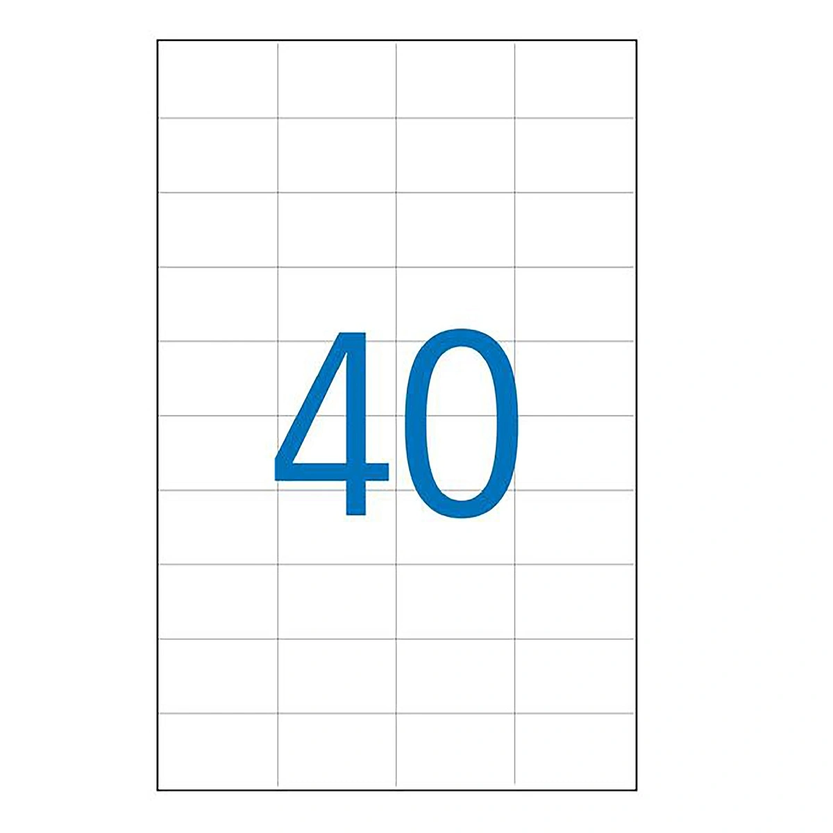 3300 Étiquettes adhésives blanches multi-usages 70 x 25 mm Etibox - Étiquettes adhésives neutres-3