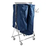 Housse VRP Nylon 40 x 130 cm Bleu marine - Housse vêtement professionnel - Housses à vêtements