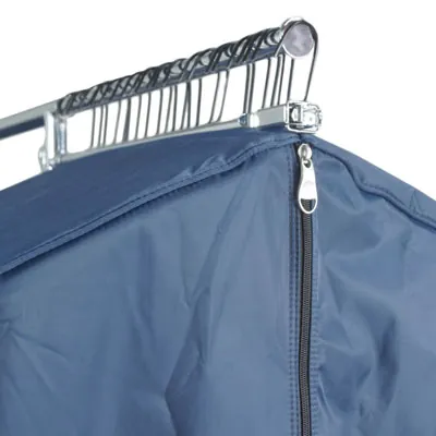 Housse VRP Nylon 40 x 130 cm Bleu marine - Housse vêtement professionnel - Housses à vêtements-5