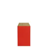 Pochette cadeau kraft vergé rouge 7 x 12 cm - Sachet kraft - Lot de 250