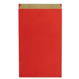 Pochette cadeau kraft vergé rouge 30 x 9 x 49,5 cm - Sachet kraft - Lot de 250