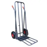 Chariot diable bavette pliable roues pleines 150kg - Diable de transport - Diable manutention - Gris