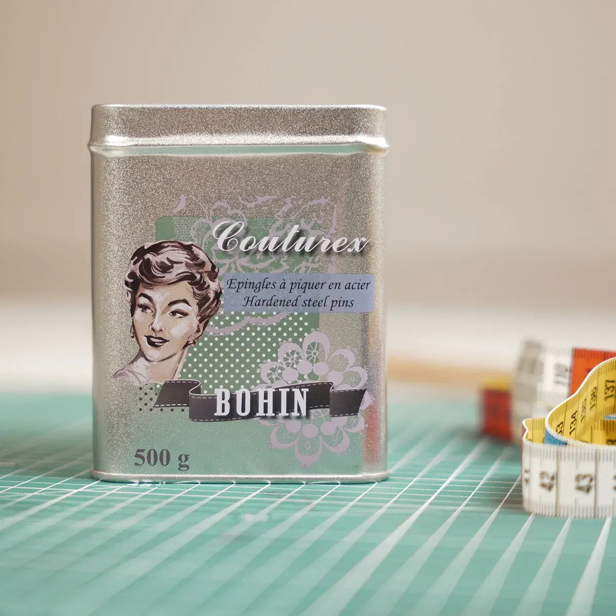 Épingles couture extra fines 34 mm n°6 Bohin - Boîte de 500g - Accessoires couture-2