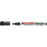 Marqueurs permanents noir Edding E-25 EcoLine – Pointe fine 1 mm - Paquet de 10 - Marqueurs