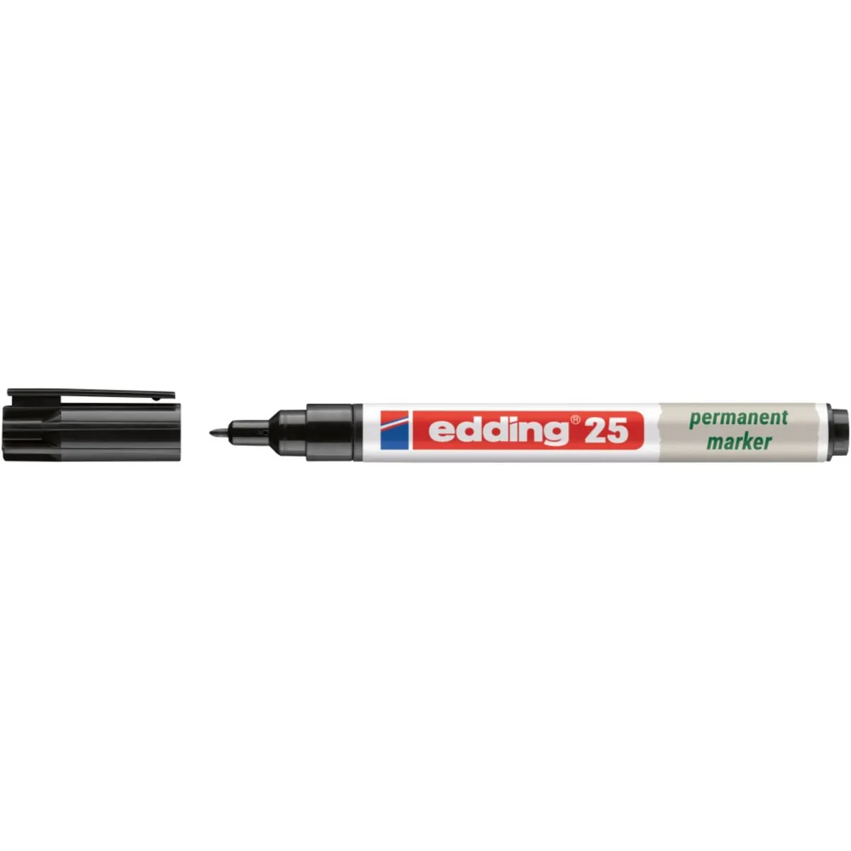 Marqueur pour tableaux blancs en Aluminium Edding e-250 Noir - Pointe Ronde 1,5-3 mm - Lot de 10 - Marqueurs, Feutres craies
