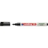 Marqueur pour tableaux blancs en Aluminium Edding e-250 Noir - Pointe Ronde 1,5-3 mm - Lot de 10 - Marqueurs, Feutres craies