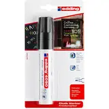 Marqueur effaçable craie liquide Edding e-4090 XL - Pointe Biseautée 4-15 mm - Noir