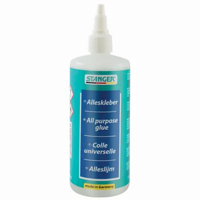 Colle universelle transparente avec solvant Stanger - Colle multi-usages - Flacon de 90 g - Colles