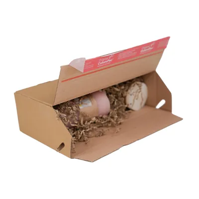 Carton d'expédition Colompac à fond auto et fermeture adhésive Eurobox M 29,4x9,4x13,7 cm - Boîte carton - Lot de 20 - Cartons d'expédition, Boîtes carton-2
