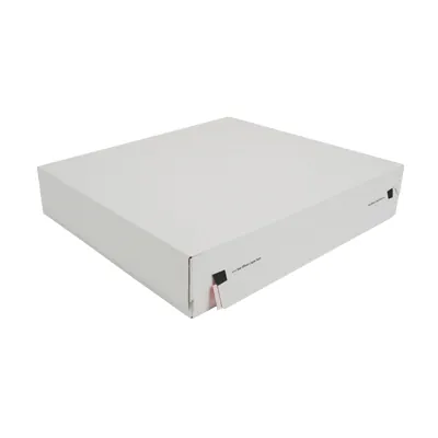 Carton d'expédition aller-retour blanc fermeture adhésive 44,5x37,9x8 cm - Boîte d'expédition blanche  - Lot de 20 - Cartons d'expédition, Boîtes carton-3