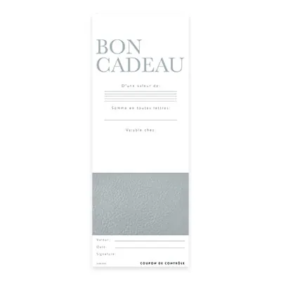 Bon cadeau cuir noir 12x12cm avec enveloppe – paquet de 12 - Bons cadeaux-2