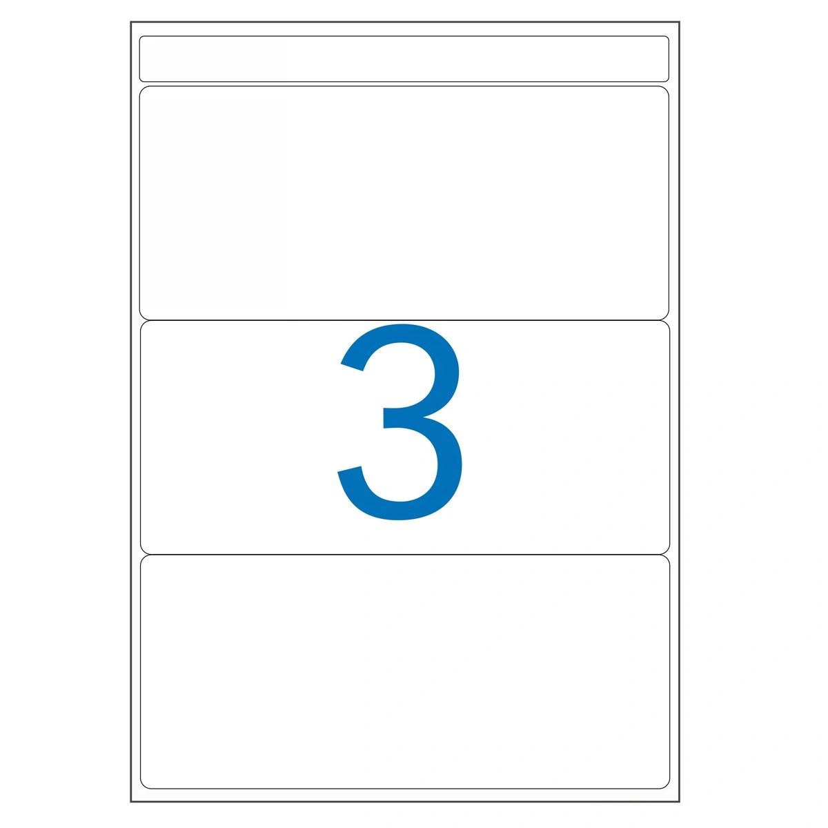 Étiquettes adhésives multi-usages permanentes - Étiquettes adhésives neutres-3