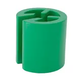 Marque taille neutre vert ø 1 x 1 cm - Indicateur de taille pour cintre - Paquet de 100 - Marques taille pour cintres