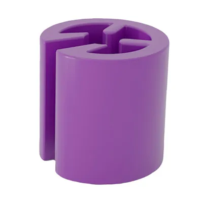 Marque taille neutre violet ø 1 x 1 cm - Indicateur de taille pour cintre - Paquet de 100 - Marques taille pour cintres