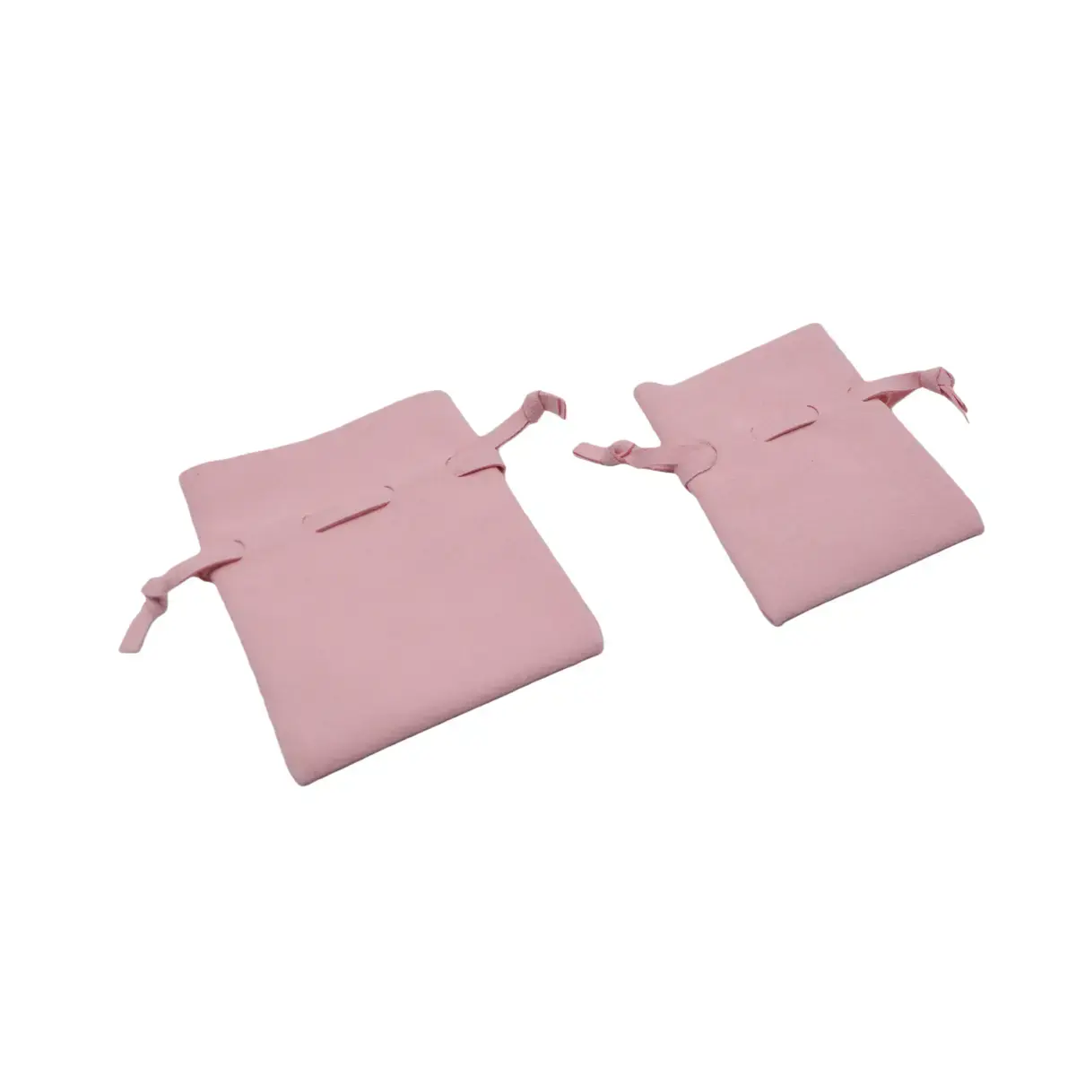 Pochette simili cuir rose 7 x 8 cm – Sachet bijoux avec cordon de serrage - Pochette à bijoux - Lot de 10 - Sachets velours, Pochettes simili cuir-3