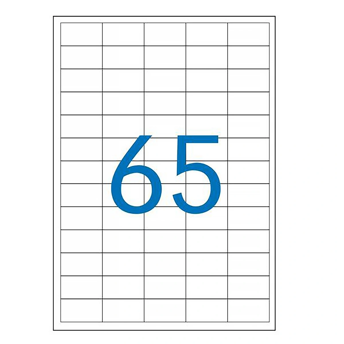6500 Étiquettes adhésives blanches multi-usages 38,1 x 21,2 mm Etibox - Étiquettes adhésives neutres-3