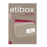 1200 Étiquettes adhésives blanches multi-usages 105 x 48 mm Etibox - Étiquettes adhésives neutres