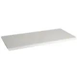 Tablette tôle monobloc - Ligne Store blanc pas de 25 mm