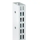 Montant 2 faces double perforation, pas de 25 mm - Ligne Store blanc pas de 25 mm