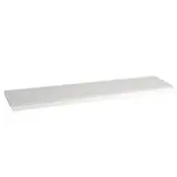 Tablette tôle monobloc - Ligne Store blanc pas de 25 mm