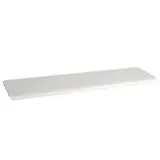 Tablette tôle monobloc - Ligne Store blanc pas de 50 mm