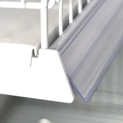 Porte-étiquettes plastique - Ligne Store blanc pas de 25 mm-3