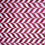 Papier de soie rouge et blanc 17g/m²  50x70 cm – Paquet de 120 feuilles - Papiers de soie