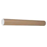 Tube carton L 48 cm x Ø 50/54 mm avec embouts plastiques – Paquet de 50 - Tubes carton emballage