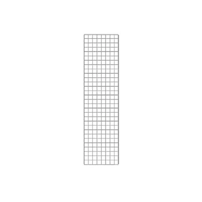 Grille murale 150 x 40 cm Métal - Présentoir grille - Grille d'exposition - Gris martelé - Lot de 2 - Grilles murales