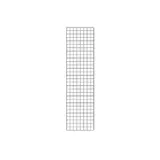 Grille murale 150 x 40 cm Métal - Présentoir grille - Grille d'exposition - Gris martelé - Lot de 2 - Grilles murales