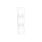 Grille murale 150 x 40 cm Métal - Présentoir grille - Grille d'exposition - Blanc - Lot de 2 - Grilles murales