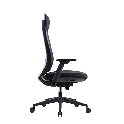 Siège de bureau ergonomique Tokyo synchrone 3 positions, noir, soutien lombaire, accoudoirs 3D - Sièges de bureaux, Fauteuils de bureaux-2