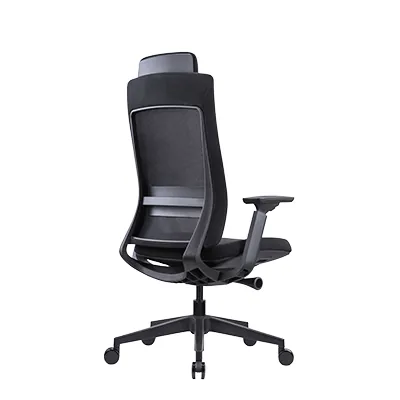 Siège de bureau ergonomique Tokyo synchrone 3 positions, noir, soutien lombaire, accoudoirs 3D - Sièges de bureaux-3