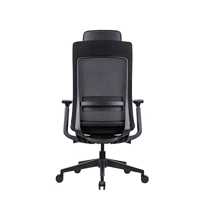 Siège de bureau ergonomique Tokyo synchrone 3 positions, noir, soutien lombaire, accoudoirs 3D - Sièges de bureaux-4