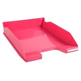 Corbeille à courrier Midi-Combo framboise glossy - Format A4+ - 500 feuilles - Corbeilles à courrier et revues