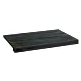 Tablette bois pour rayonnage magasin 60 x 31,8 cm, ép. 18 mm - Noir charbonneux - Ligne Tradition