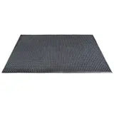 Tapis caillebotis caoutchouc à bords biseautés 90 x 150 cm, ép. 10 mm - Tapis