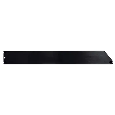 Séparateur pour tablette métallique 47 x 5,5 cm - Séparateur rayonnage - Diviseur tôle - Noir - Ligne Store noir pas de 25 mm