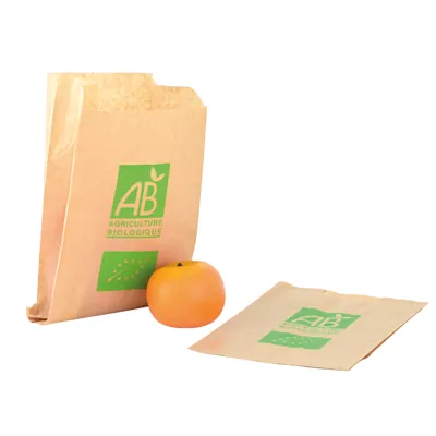 Sac fruits et légumes Bio kraft brun 500g 14 x 9 x 21 cm - Sac papier primeur - Lot de 1000 - Sacs fruits et légumes-2