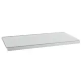 Tablette tôle monobloc - Ligne Store blanc pas de 50 mm