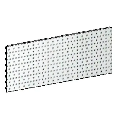 Fond tôle perforé, pas de 25 mm - Ligne Store blanc pas de 25 mm