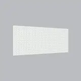 Fond tôle perforé pas de 25 mm - Ligne Store blanc pas de 25 mm