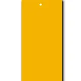 Étiquettes à trou papier cartonné pour pistolet textile 50 x 100 mm, Jaune - Lot de 250 - Étiquettes Soldes