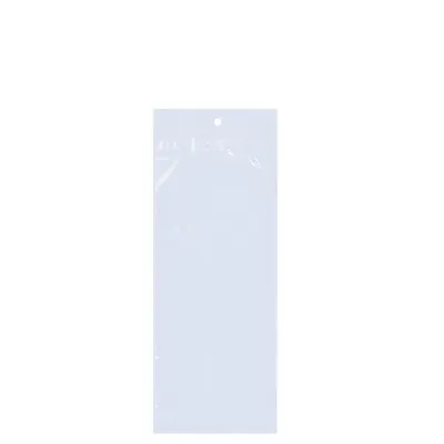 Sachet zip plastique à trou pour suspension 10 x 25 cm PEBD 50µ - Sachet fermeture pression - Transparent - Lot de 100 - Sacs Polyferm, Sachets fermeture pression