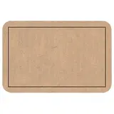 Étiquettes cadeaux adhésives vierges Kraft brun 38 x 25 mm - Boîte de 500 - Étiquettes cadeaux adhésives