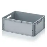 Bac gerbable - Bac Europe 35L 60 x 40 x 17 cm parois pleines poignées ouvertes polypropylène gris