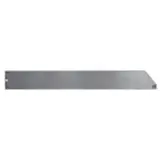 Séparateur pour tablette métallique 47 x 5,5 cm - Séparateur rayonnage - Diviseur tôle - Gris - Ligne Store gris métallisé pas de 25 mm