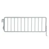 Séparateur grille pour tablette métallique 30 x 9,5 cm - Séparateur rayonnage - Diviseur grille - Gris - Ligne Store gris métallisé pas de 25 mm
