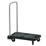 Chariot plateforme 59 x 38 x 79 cm 100kg - Chariot pliable - Chariot de manutention - Noir - Chariots de manutention
